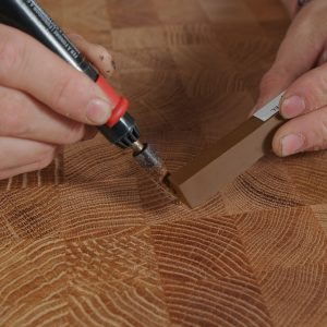 Anwendung BORMA WACHS Hartwachs Stangen Holz-Liebling DIY
