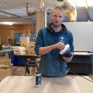 Anwendung Super Pads Polierpads für Exzenterschleifer Holz-Liebling DIY