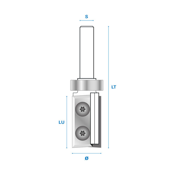 Kreg PRS250 Bündigfräser 1/4 Zoll Schaft Für Corner Routing Guide
