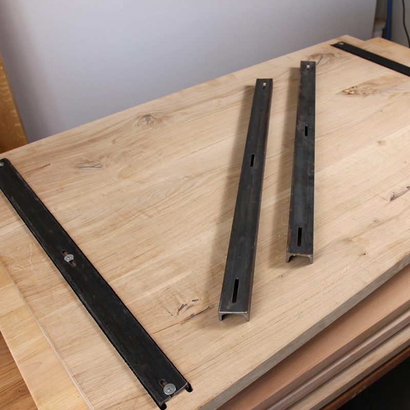 Gratleisten aus Rohstahl für Tischplatten bei Holz-Liebling DIY kaufen