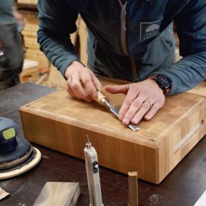 Anwendung Kirschen Stemmeisen Stechbeitel Holz-Liebling DIY