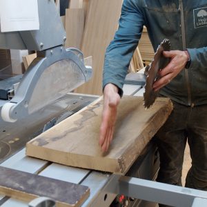 Anwendung Zuschnitt Kreissägeblatt Holz-Liebling DIY