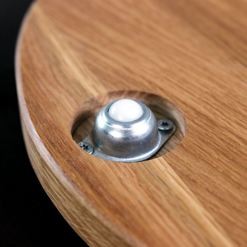 Anwendungsbeispiel 360-Grad-Rollen Kugelrollen Möbelrollen Holz-Liebling DIY