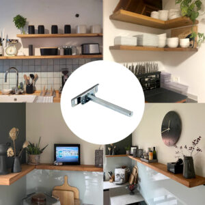 Anwendungsbeispiele Tablarträger für Wandregale groß Holz-Liebling DIY