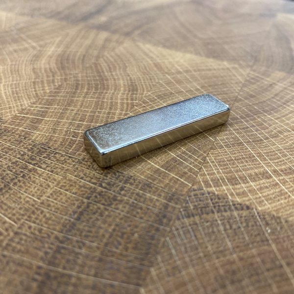 Quadermagnet 40x10x5mm N42 Nickel bei Holz-Liebling DIY kaufen