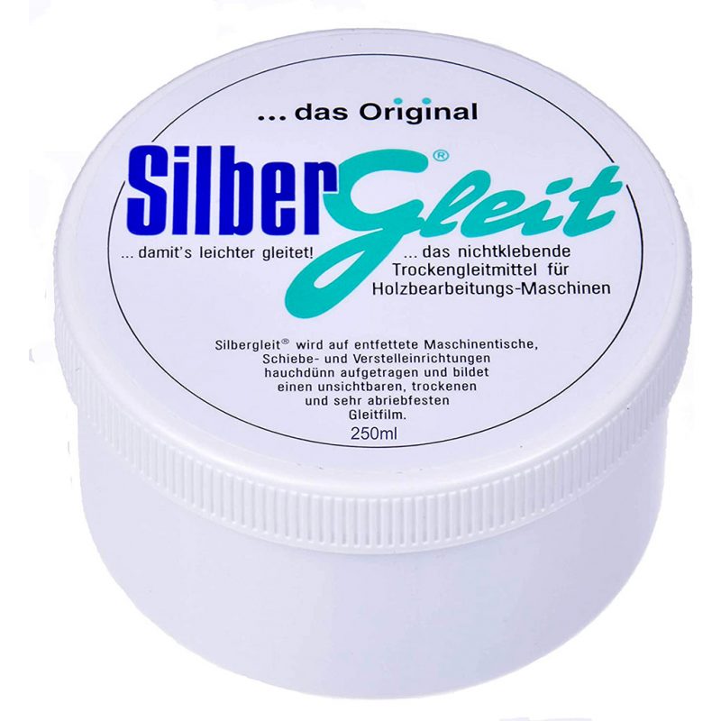 Silbergleit Trockengleitmittel 250ml Dose für gusseiserne Maschinentische und Hobelmaschinen.