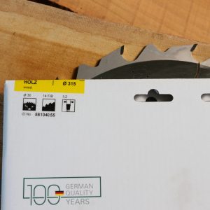 Stehle Zuschnitt Kreissägeblatt Formatkreissäge 315x32x30 Z14 Holz-Liebling DIY