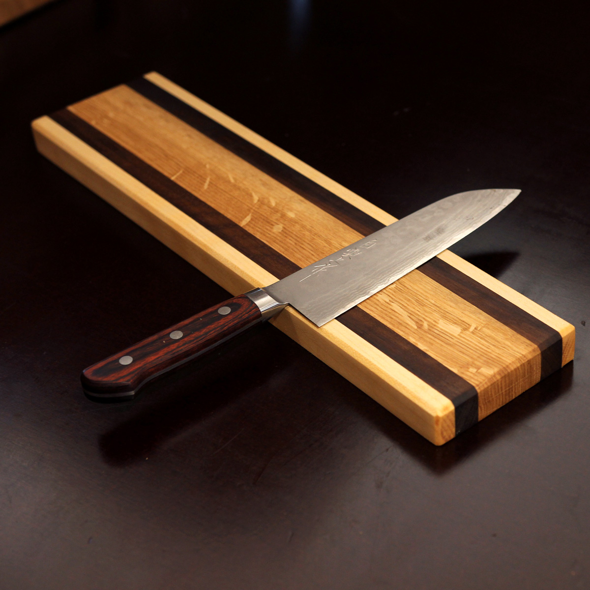 Magnetische Messerleiste selber bauen Holz-Liebling DIY