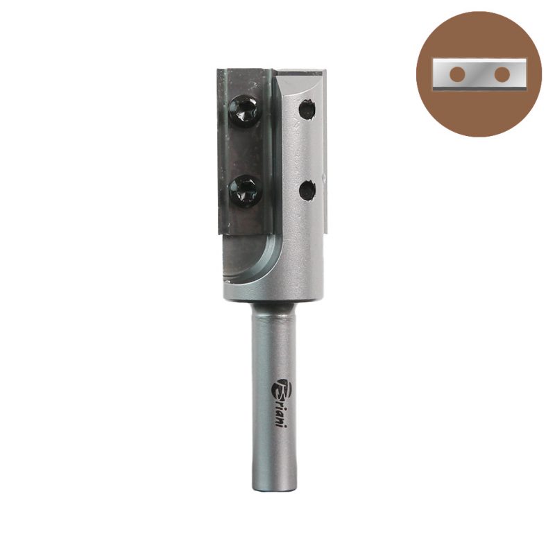 Nutfräser mit Wendemesser Ø 20 mm aus Hartmetall für Oberfräse und CNC