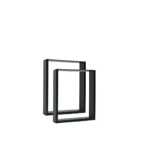 Kufen Stahlgestell Couchtisch 30cm schwarz