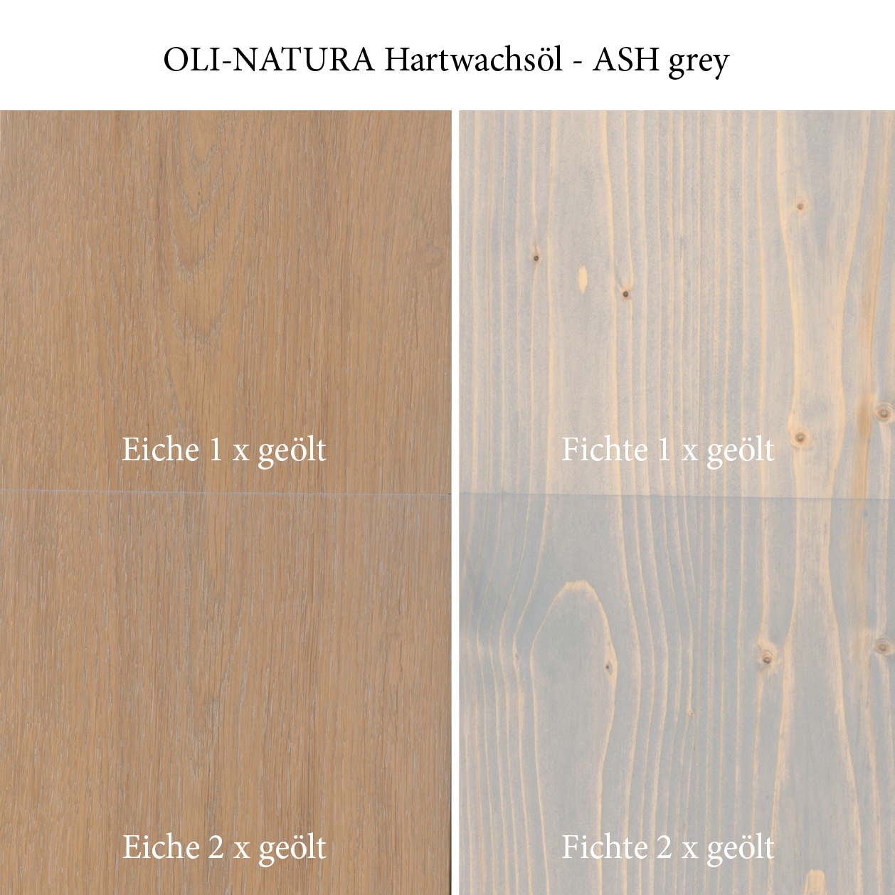OLI-NATURA Hartwachsöl Colour ASH grey