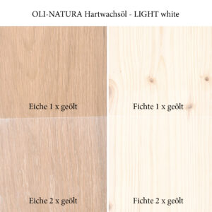 OLI-NATURA Hartwachsöl Colour LIGHT WHITE