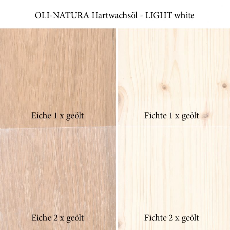 OLI-NATURA Hartwachsöl Colour LIGHT WHITE