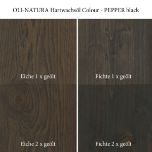 Oli Natura Hartwachsöl Colour PEPPER black