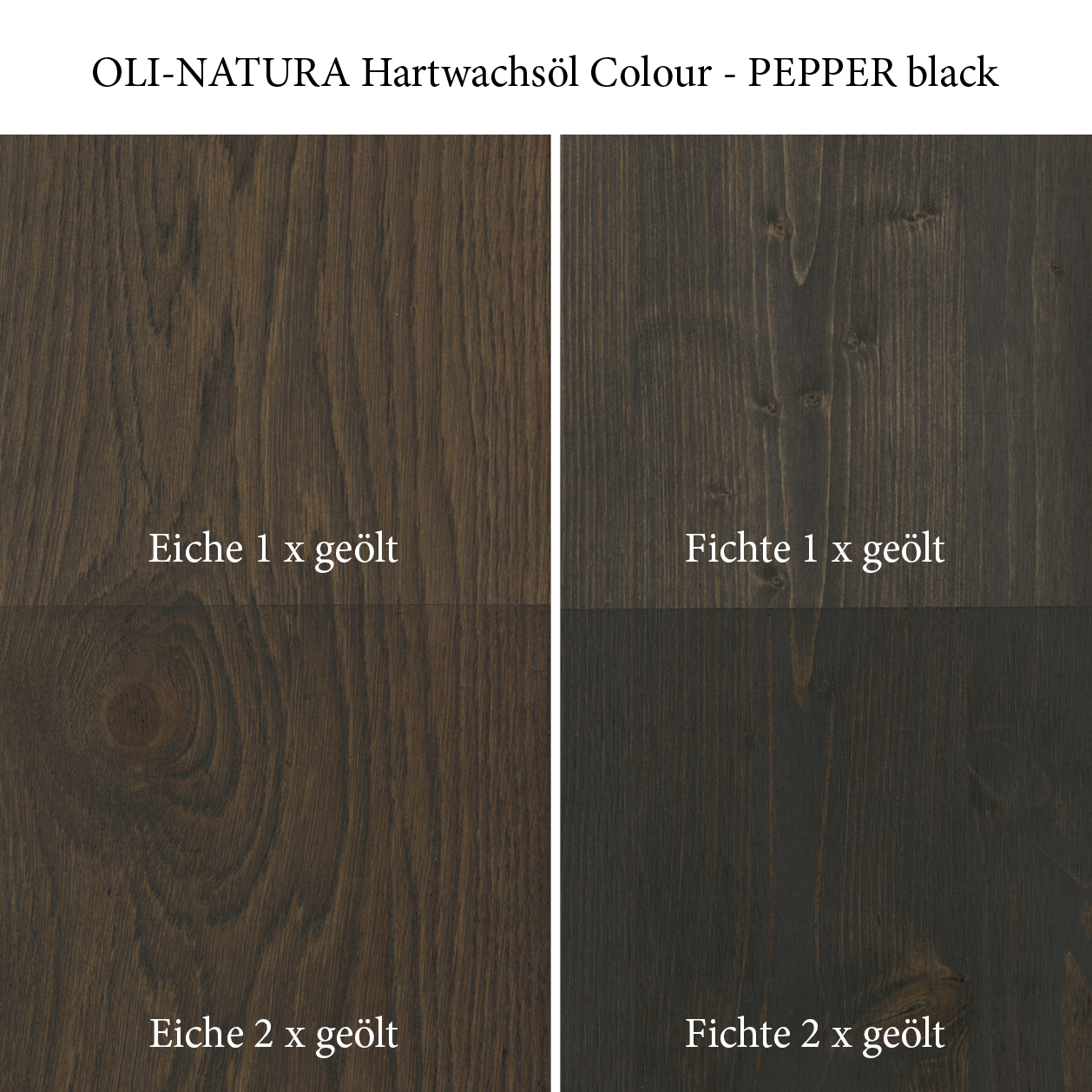 Oli Natura Hartwachsöl Colour PEPPER black