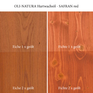 Oli Natura Hartwachsöl Colour SAFRAN red