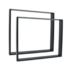 Kufen-Stahlgestell-80-cm-breit-schwarz-pulverbeschichtet-