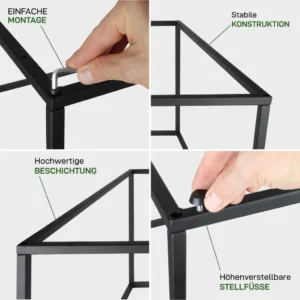 Couchtischgestell Cube Vorteile