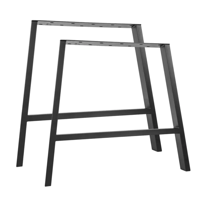 Möbelkufen A-Form schwarz 2er Set