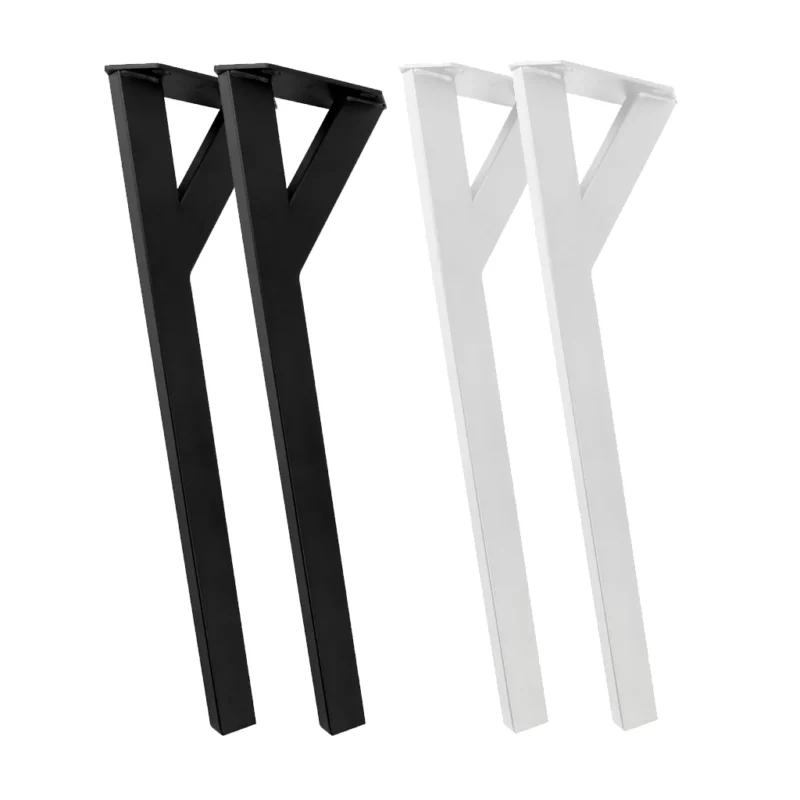 Tischbeine Y-Legs schwarz weiß 4er Set