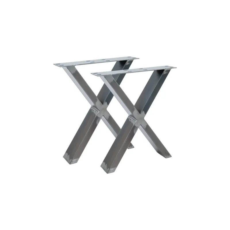 X-Form Stahlgestell Couchtisch Sitzbank B40 H42 Rohstahl