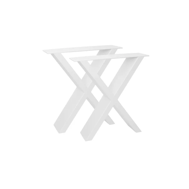 X-Form Stahlgestell Couchtisch Sitzbank B40 H42 weiß