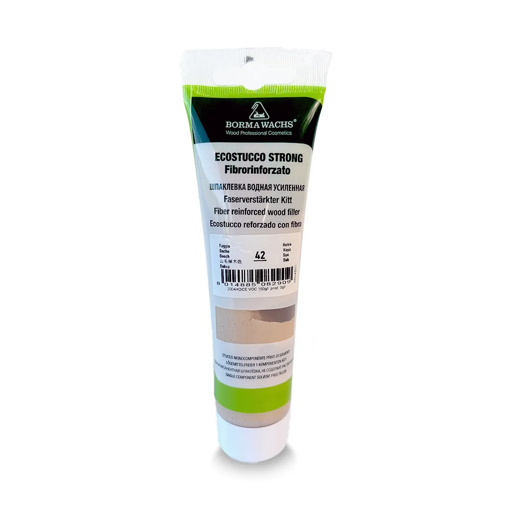 BORMA Faserverstärkter Holzkitt Buche 200g Tube