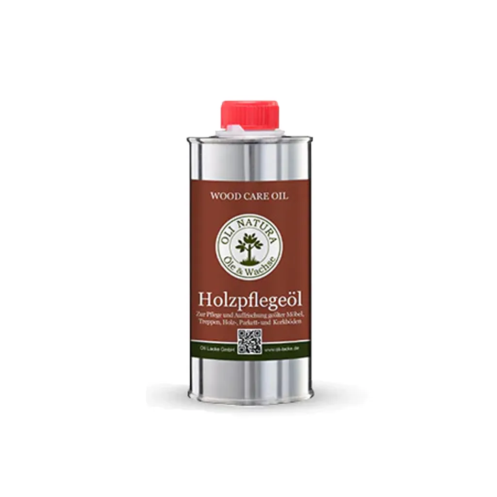 OLI-NATURA Holzpflegeöl Natur 250 ml Gebinde – Ergiebiges Holzpflegeöl zur Auffrischung von Esstischen, Möbeln und Parkett