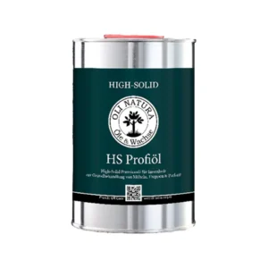 OLI-NATURA HS Profiöl Natur 1 Liter Blechdose – Lösemittelfreies High-Solid Holzöl für den professionellen Einmalauftrag