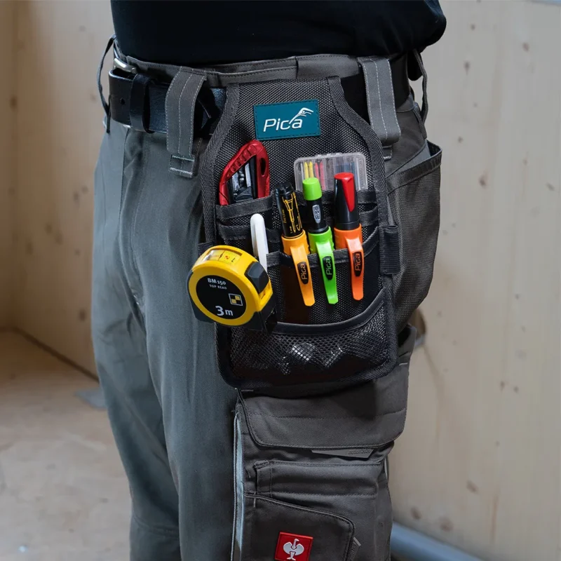 Praxisbeispiel für die Anwendung des Pica Master Belt für Heimwerker und Handwerker.