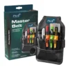Nahaufnahme der Fächeraufteilung des Pica Master Belts aus robustem Nylon mit zusätzlichem Platz für Werkzeug.